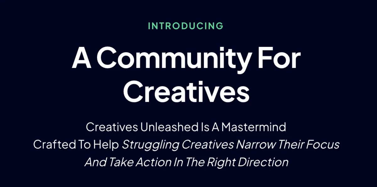 From Burnout to Confidence: Why I Created the Creatives Unleashed Mastermind