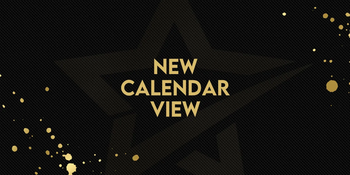 New Feature: New Calendar View