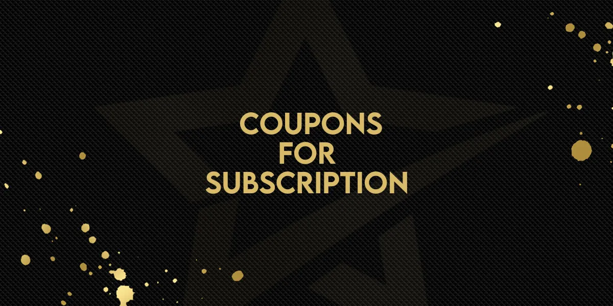 New Feature: Coupons For Subscription