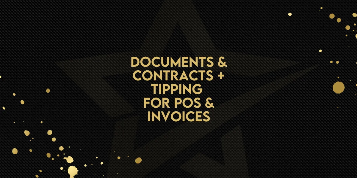 Documents/Contracts + Tipping for POS & Invoices Live on Mobile v.3.72!