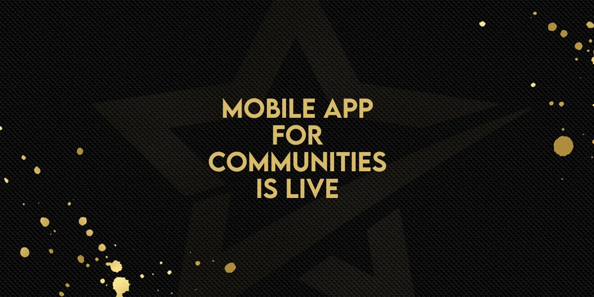 Mobile App for Communities is Live
