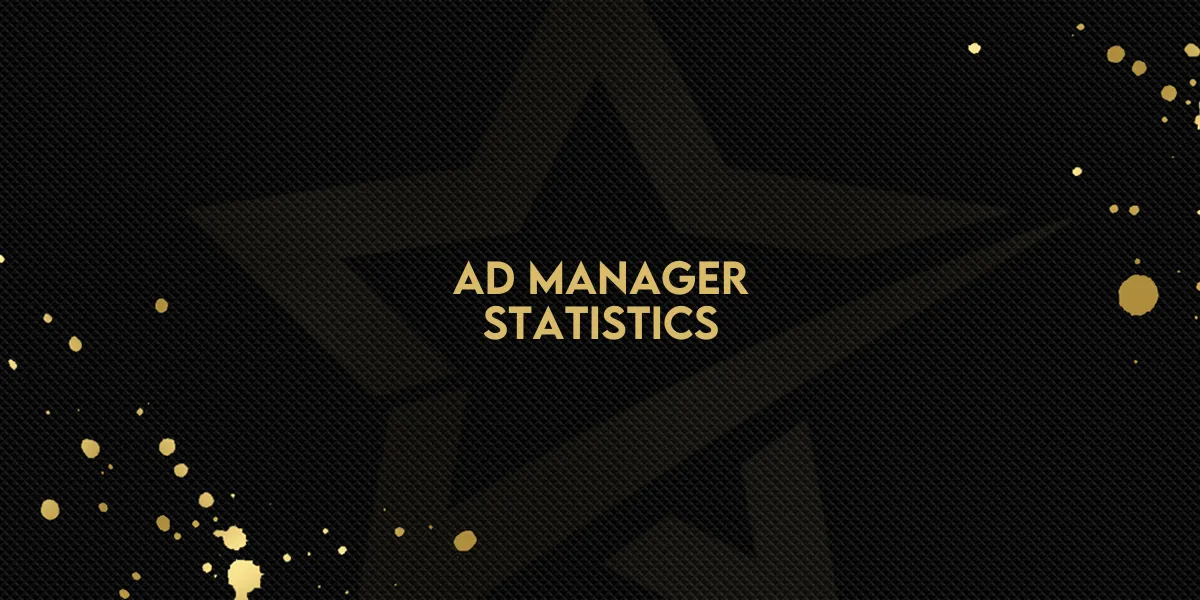 Ad Manager: Statistics