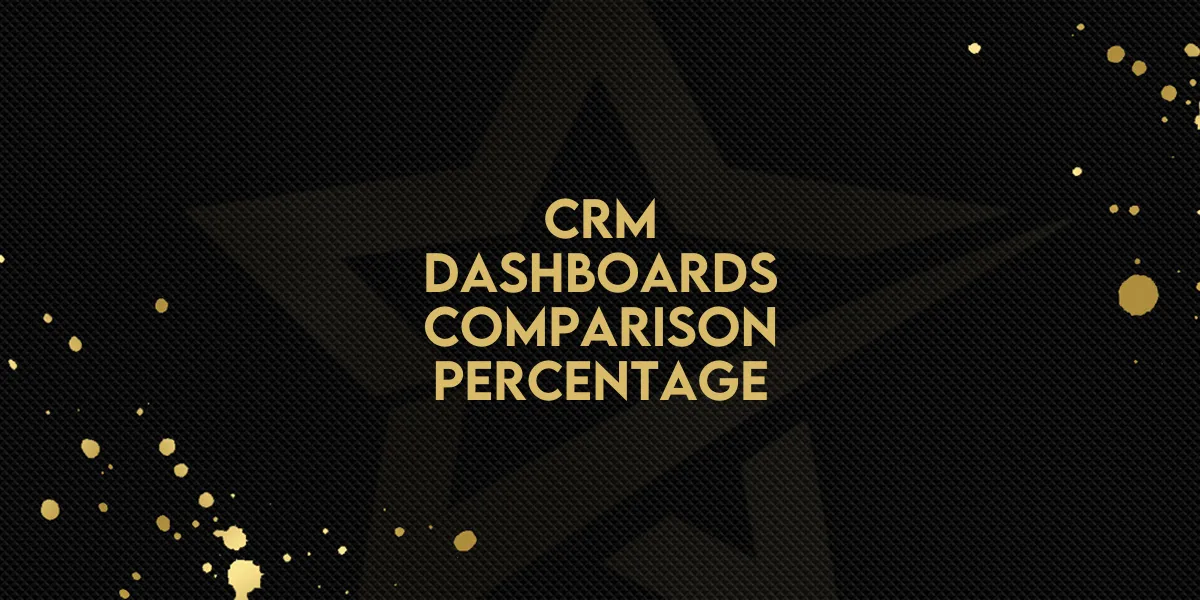 CRM: Dashboards - Comparison Percentage