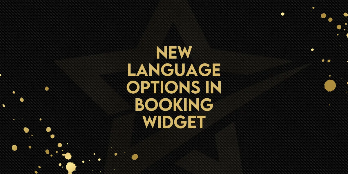 New Language Options in Booking Widget!