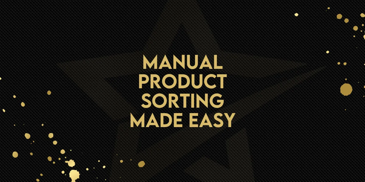 Manual Product Sorting Made Easy!