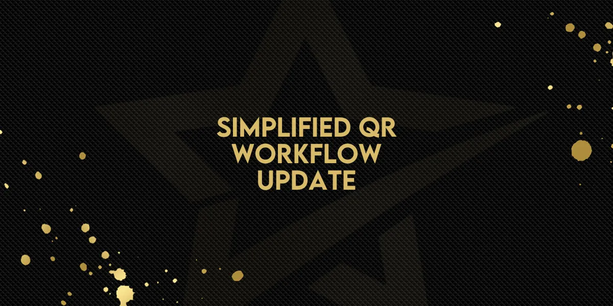 Simplified QR Workflow Update!