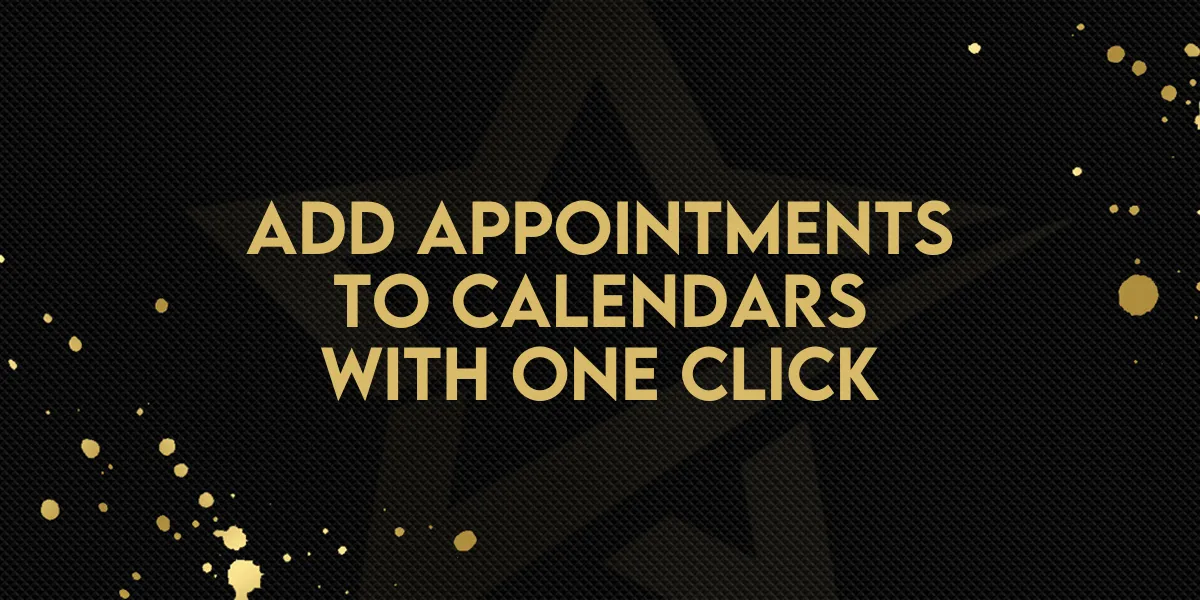 Add Appointments to Calendars with One Click