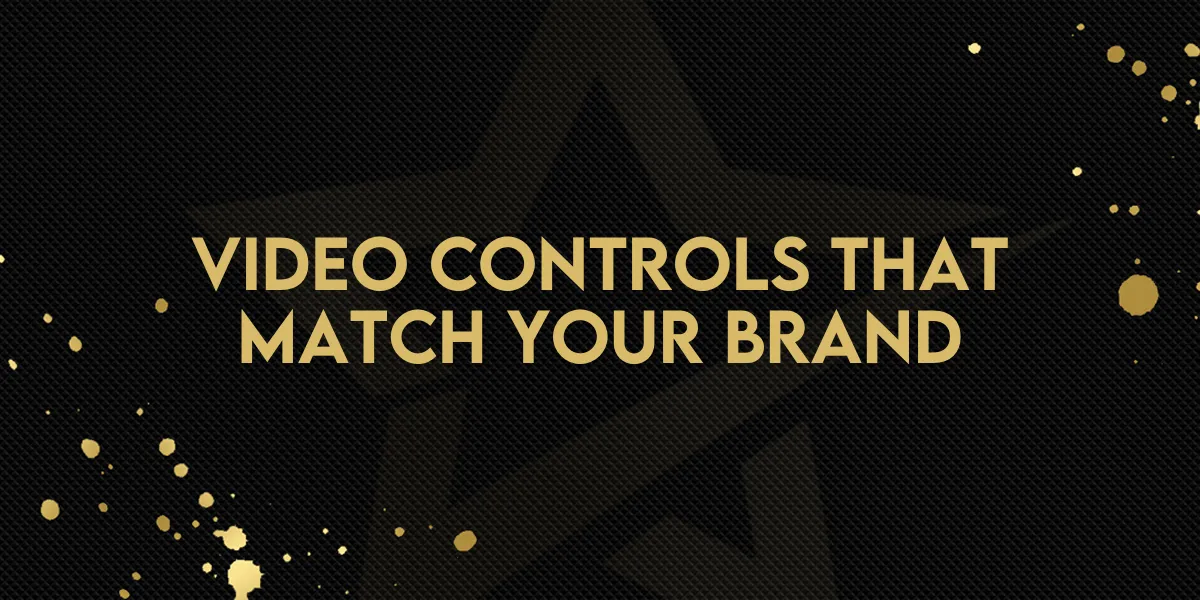 Video Controls That Match Your Brand