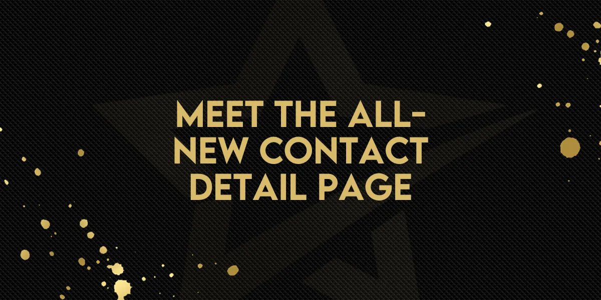 Meet the All-New Contact Detail Page