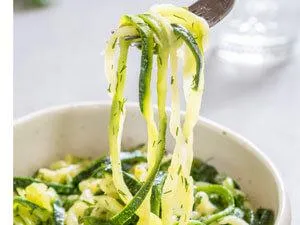Zucchini noodle stir fry recipe