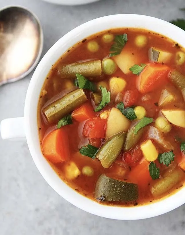 Vegan + GF Veggie Soup!