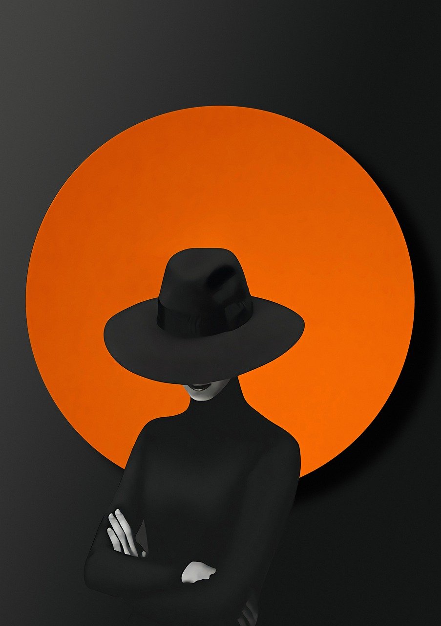 woman in hat