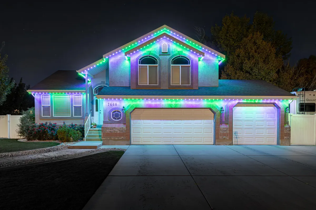 Trimlight Christmas lighting installation Long Beach
