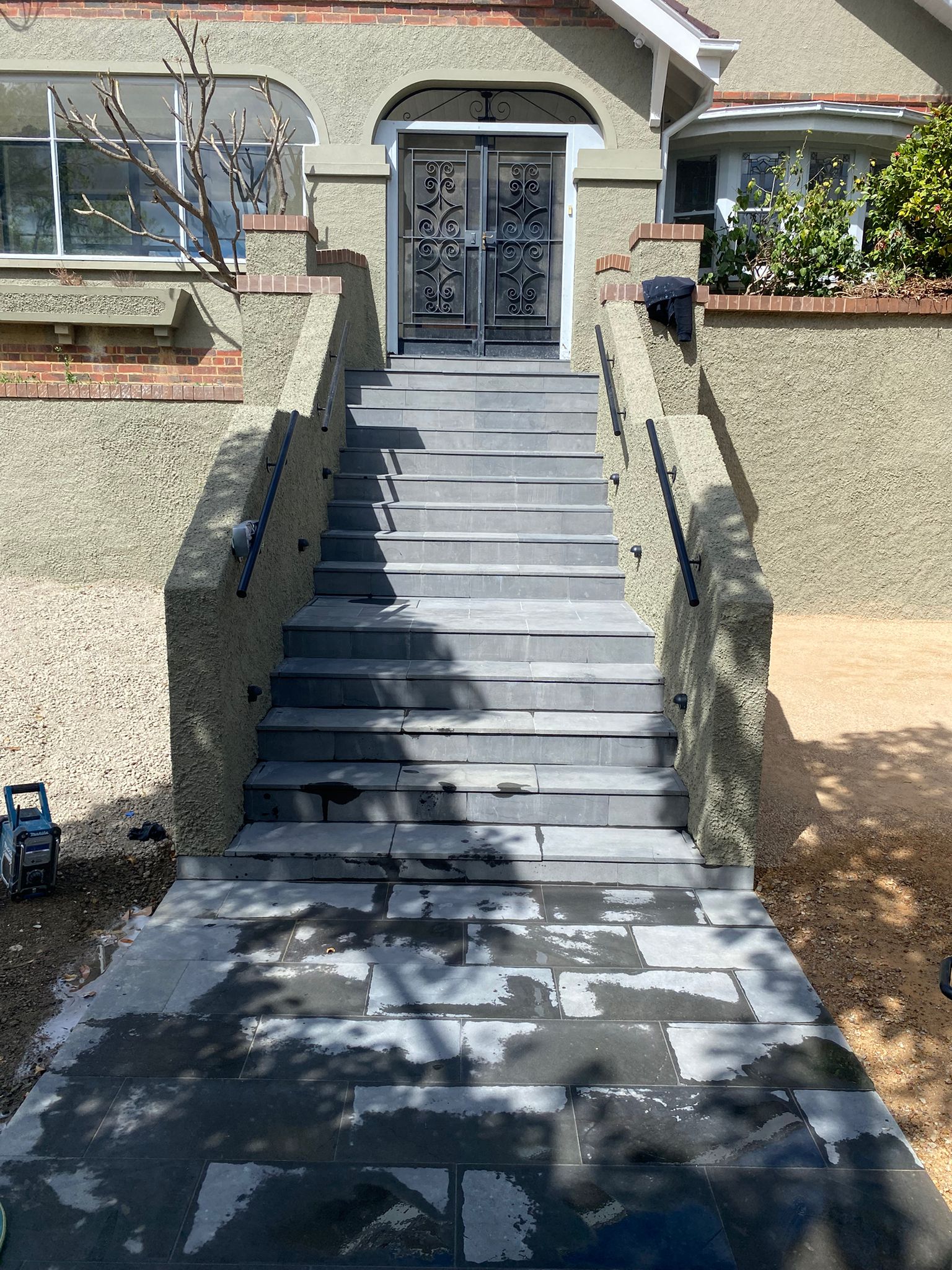 Bluestone Tiled Staircase in Kew East