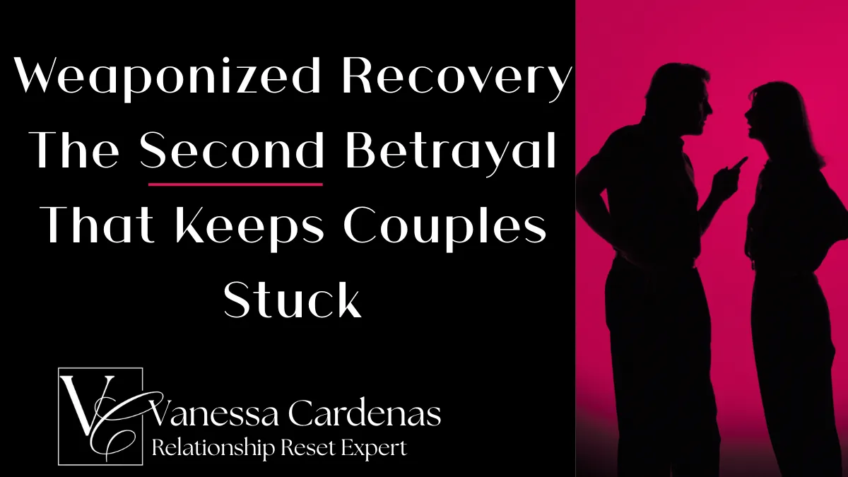 Weaponized Recovery: The Second Betrayal That Keeps Couples Stuck