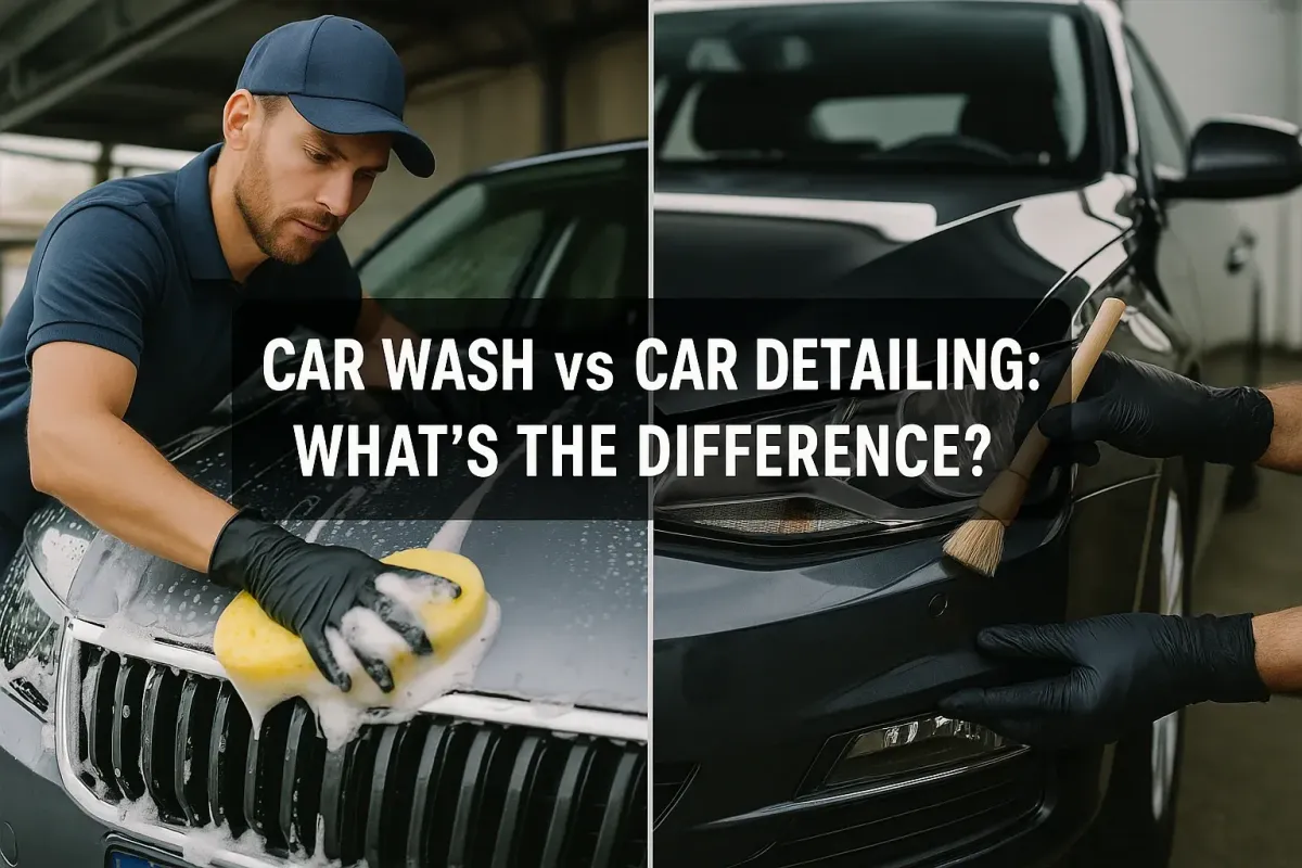 Car Wash vs Car Detailing: What’s the Difference?
