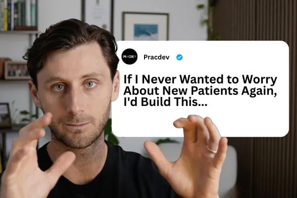 If I never wanted to worry about New Patients again this is the system  I would build this...