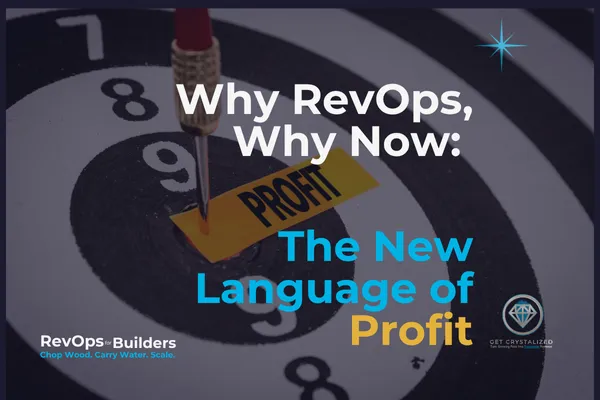 Dart hitting the center of a target labeled “Profit,” symbolizing how RevOps helps founders aim with clarity and precision to reach profitability.
