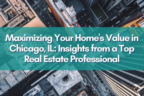 Aerial view of Chicago skyline highlighting real estate opportunities