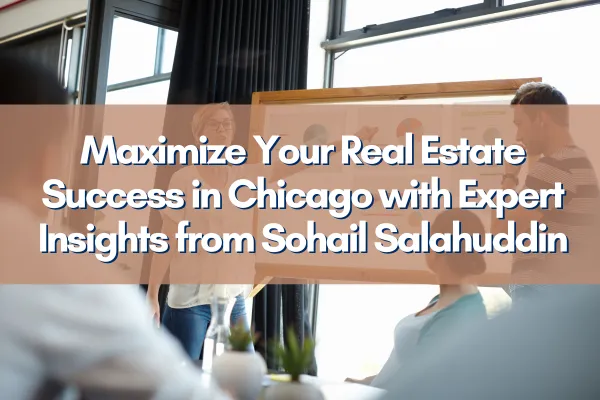 Aerial view of Chicago skyline highlighting real estate opportunities
