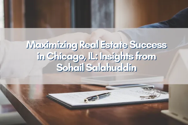 Aerial view of Chicago skyline highlighting real estate opportunities.