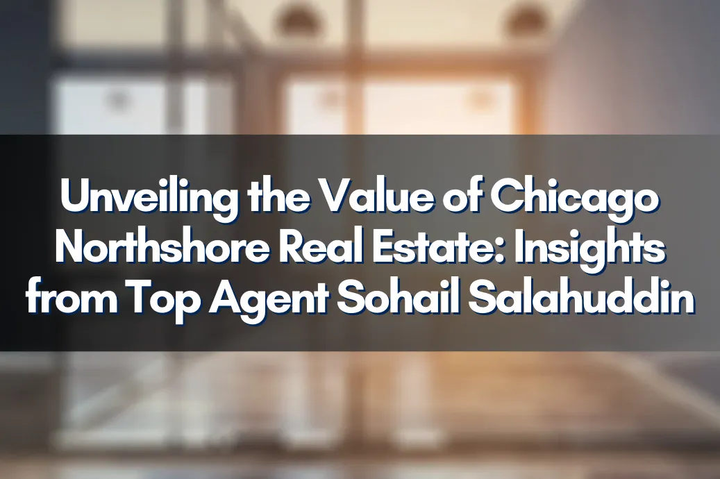 Chicago skyline reflecting the thriving Northshore real estate market