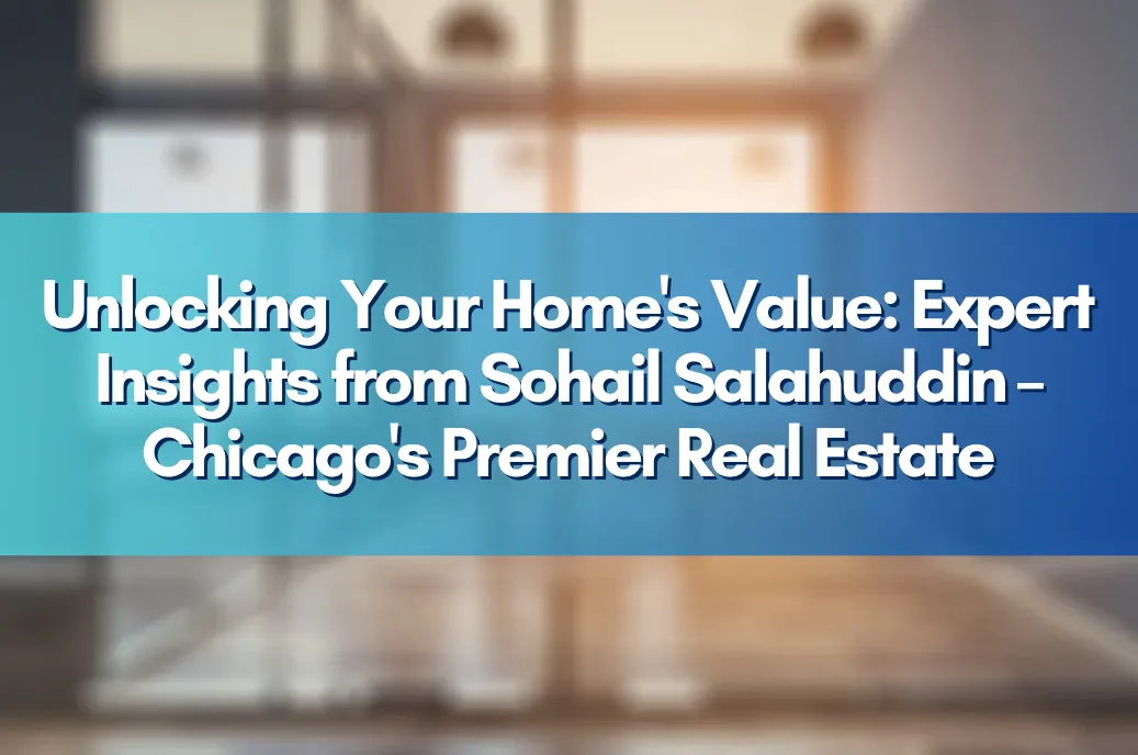 Sohail Salahuddin discussing real estate strategies in Chicago, IL