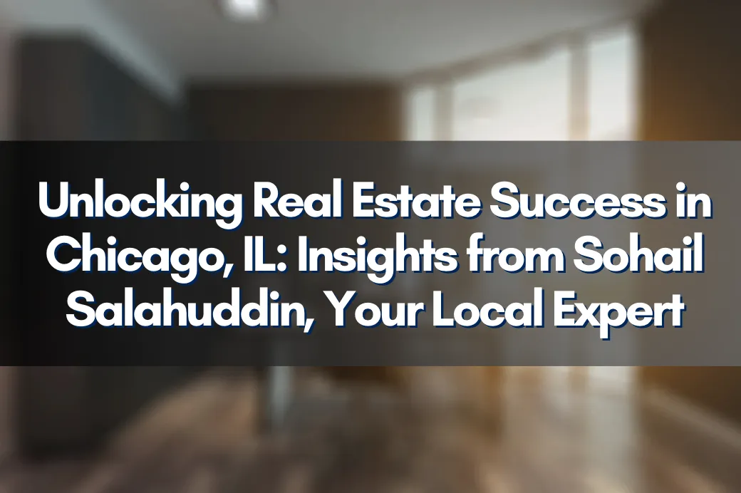 Aerial view of Chicago skyline highlighting real estate opportunities