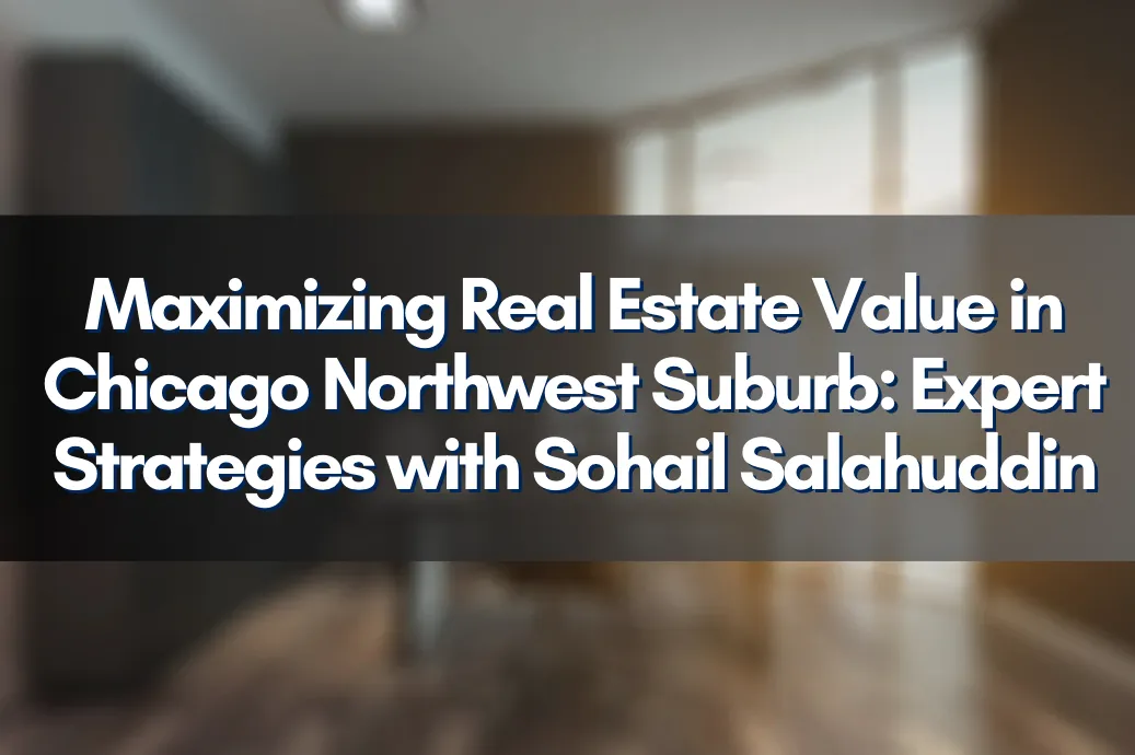 Chicago Suburb Home Staged for Sale by Sohail Salahuddin