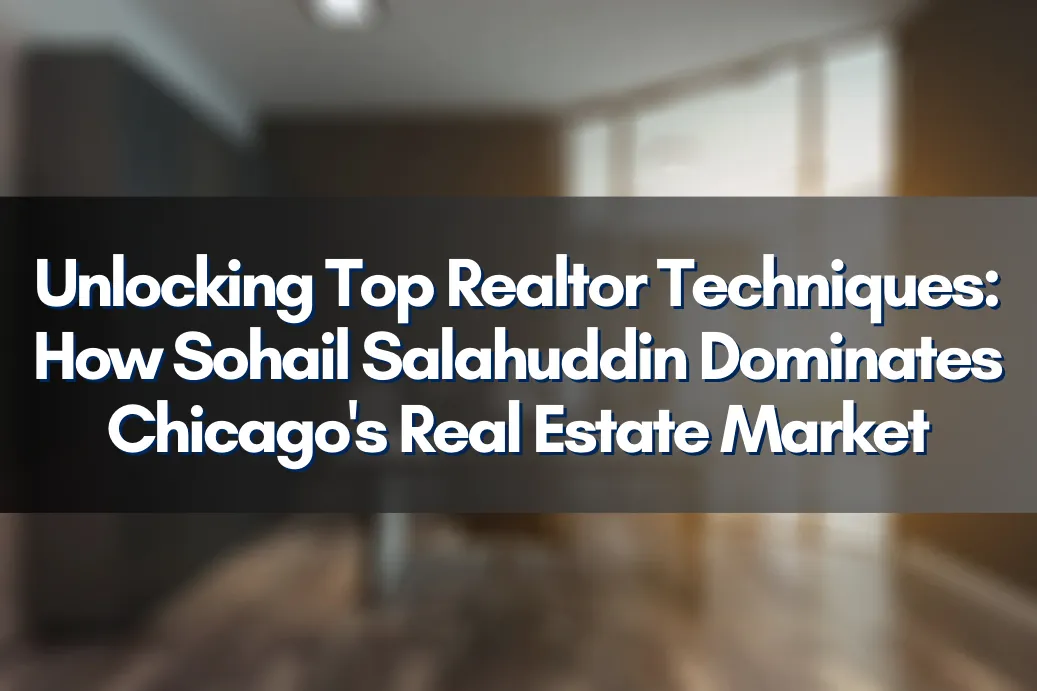 Sohail Salahuddin discussing real estate strategies in Chicago, IL