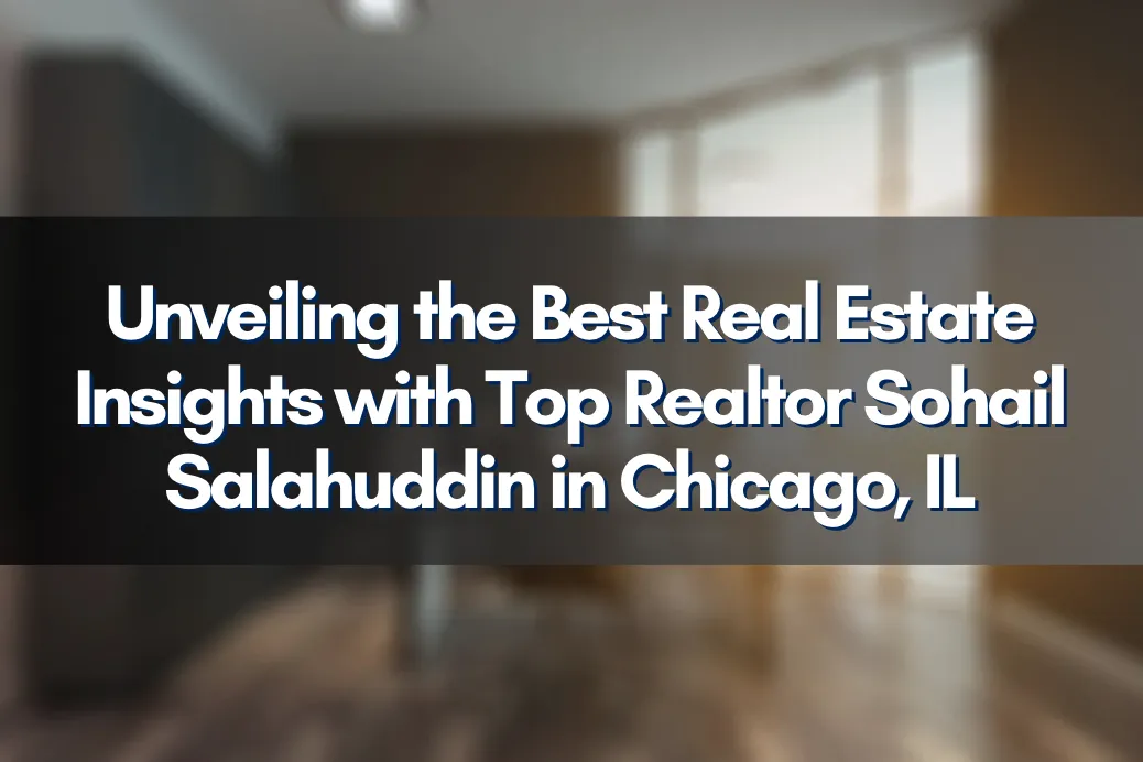 Sohail Salahuddin discussing property with clients in Chicago, IL