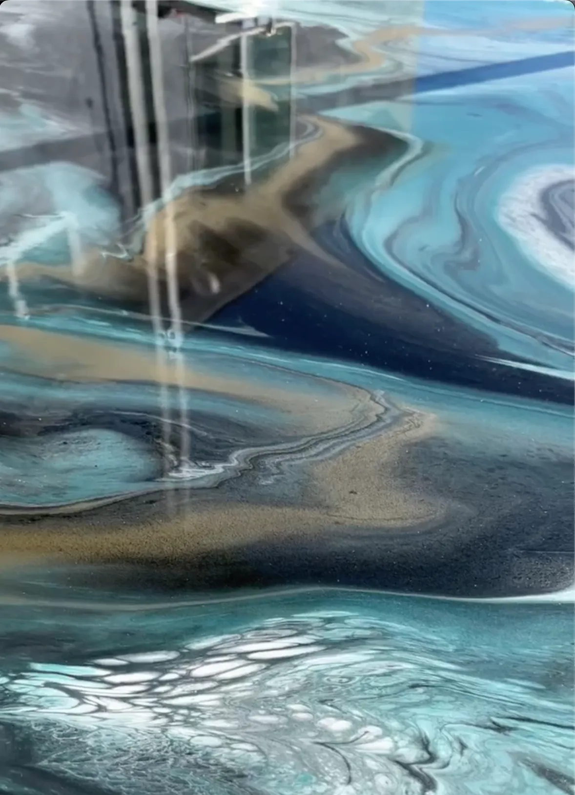 Metallic Epoxy Floor By Silicon Valley Resin