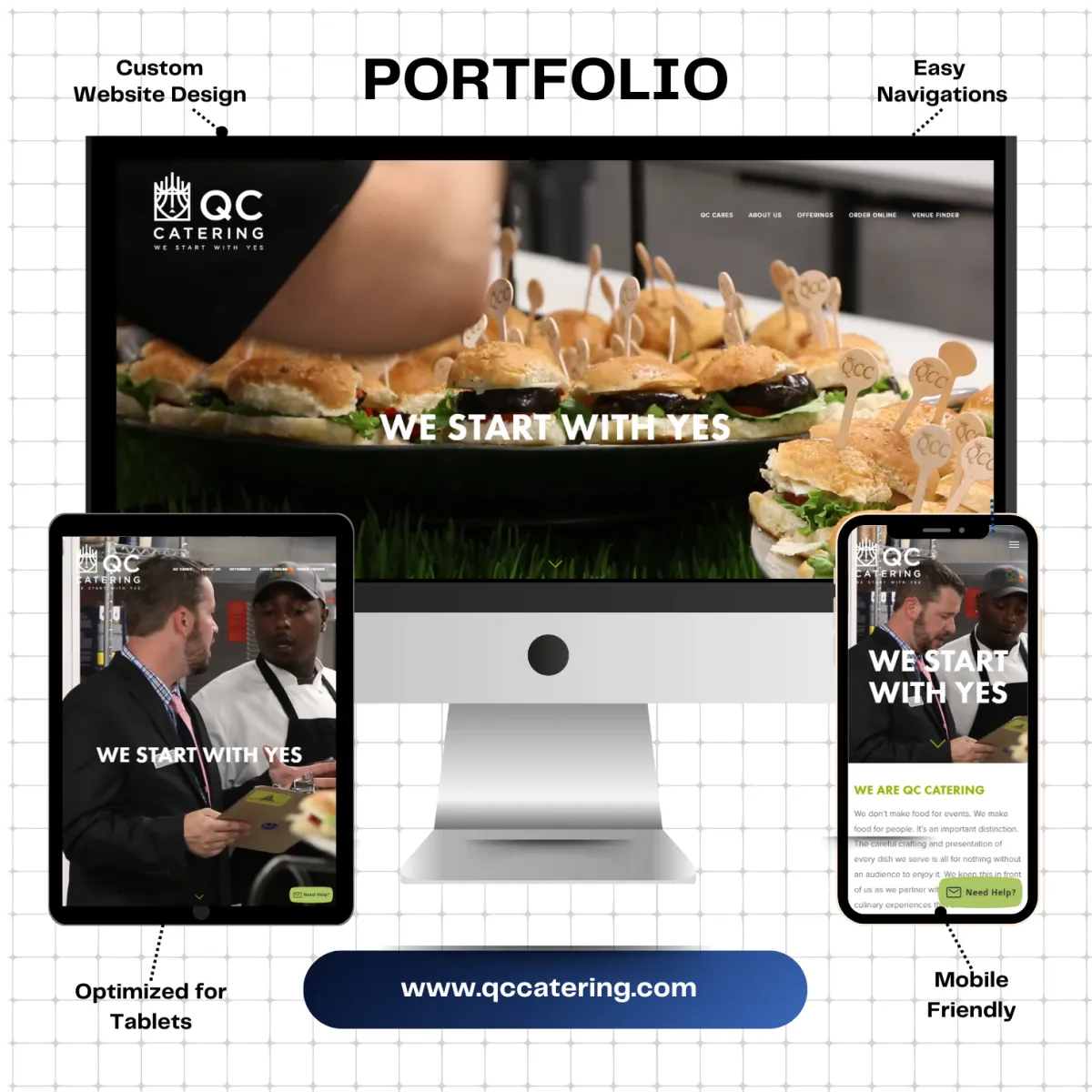 Transforming QC Catering's Online Presence with Wico Business Solutions