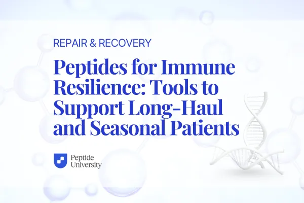 Repair & Recovery: How Peptides Transform Clinical Healing Timelines
