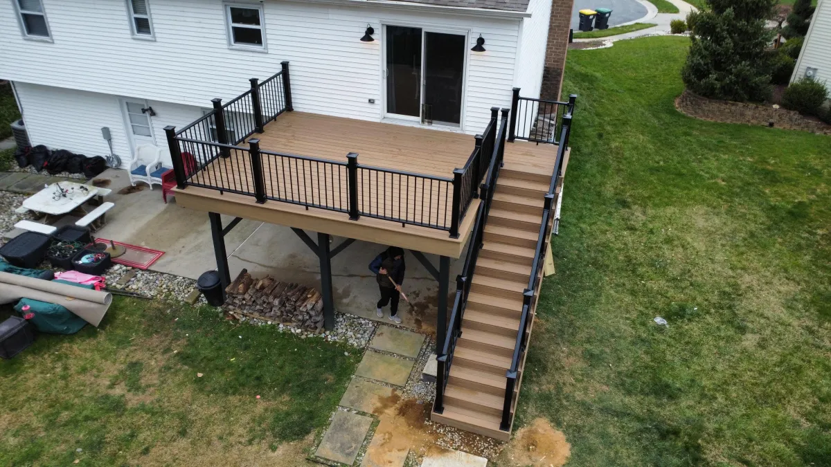 Deck Building project 2 by Prime Decks in Elsmere, DE