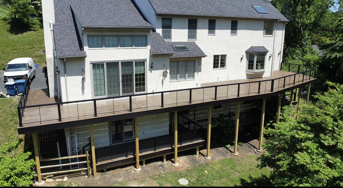 Deck building project 9 by Prime Decks in Wilmington, DE
