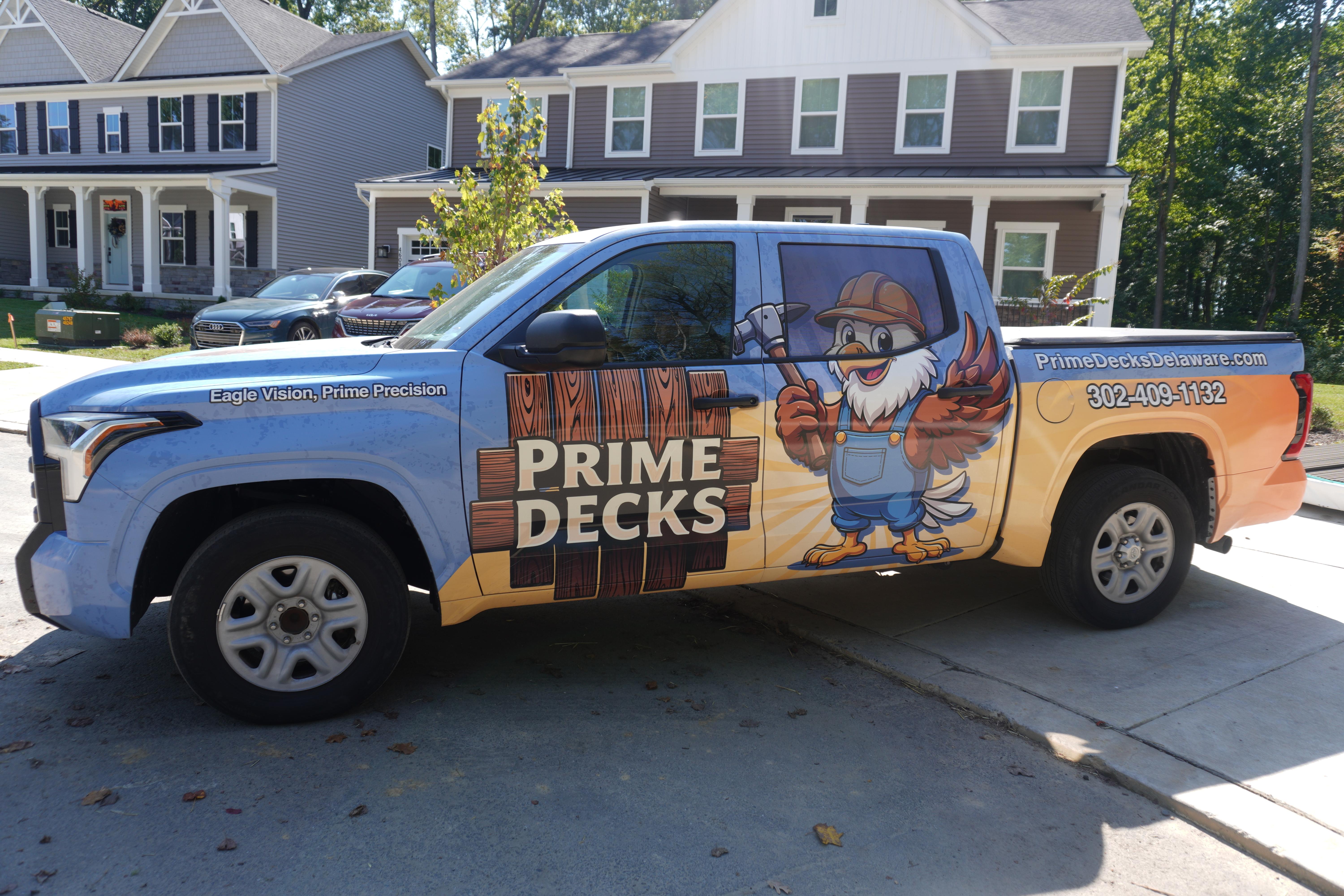 Deck building project 13 by Prime Decks in Wilmington, DE