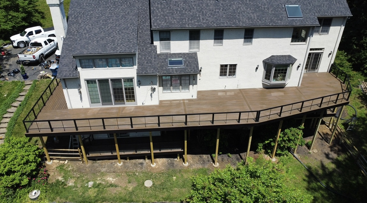 Deck building project 2 by Prime Decks in Wilmington, DE