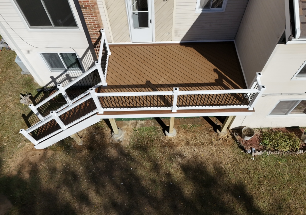 Deck building project 4 by Prime Decks in Wilmington, DE