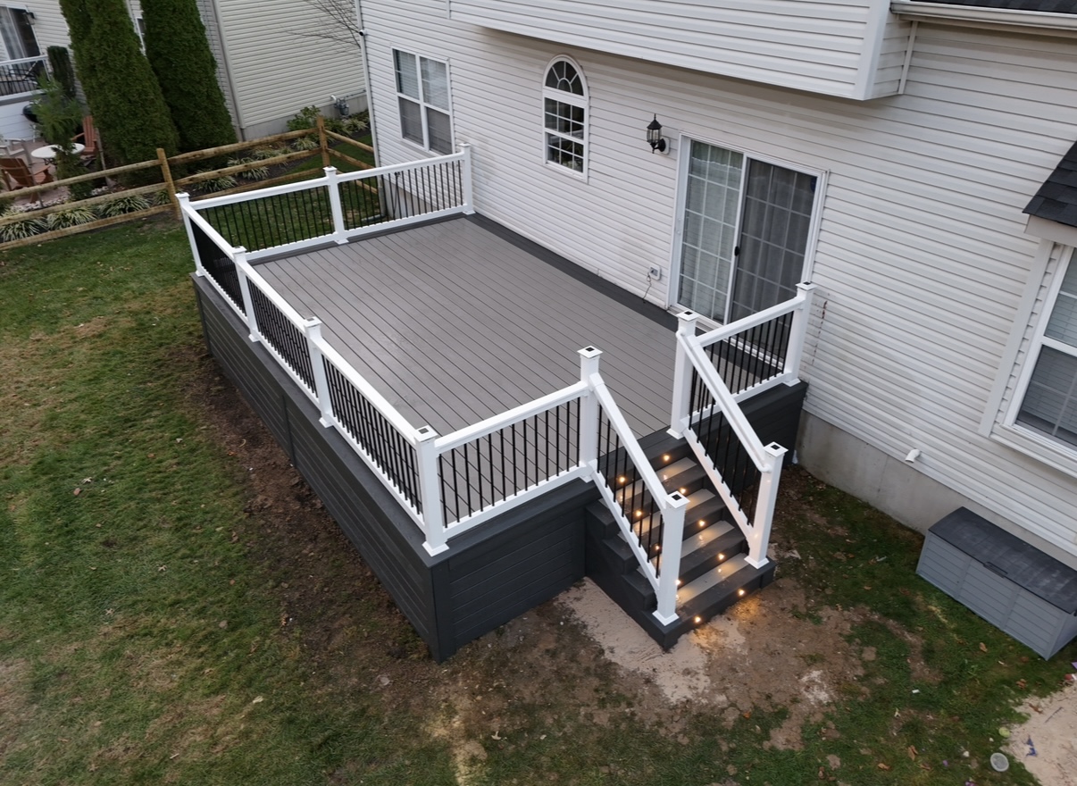 Deck building project 8 by Prime Decks in Wilmington, DE