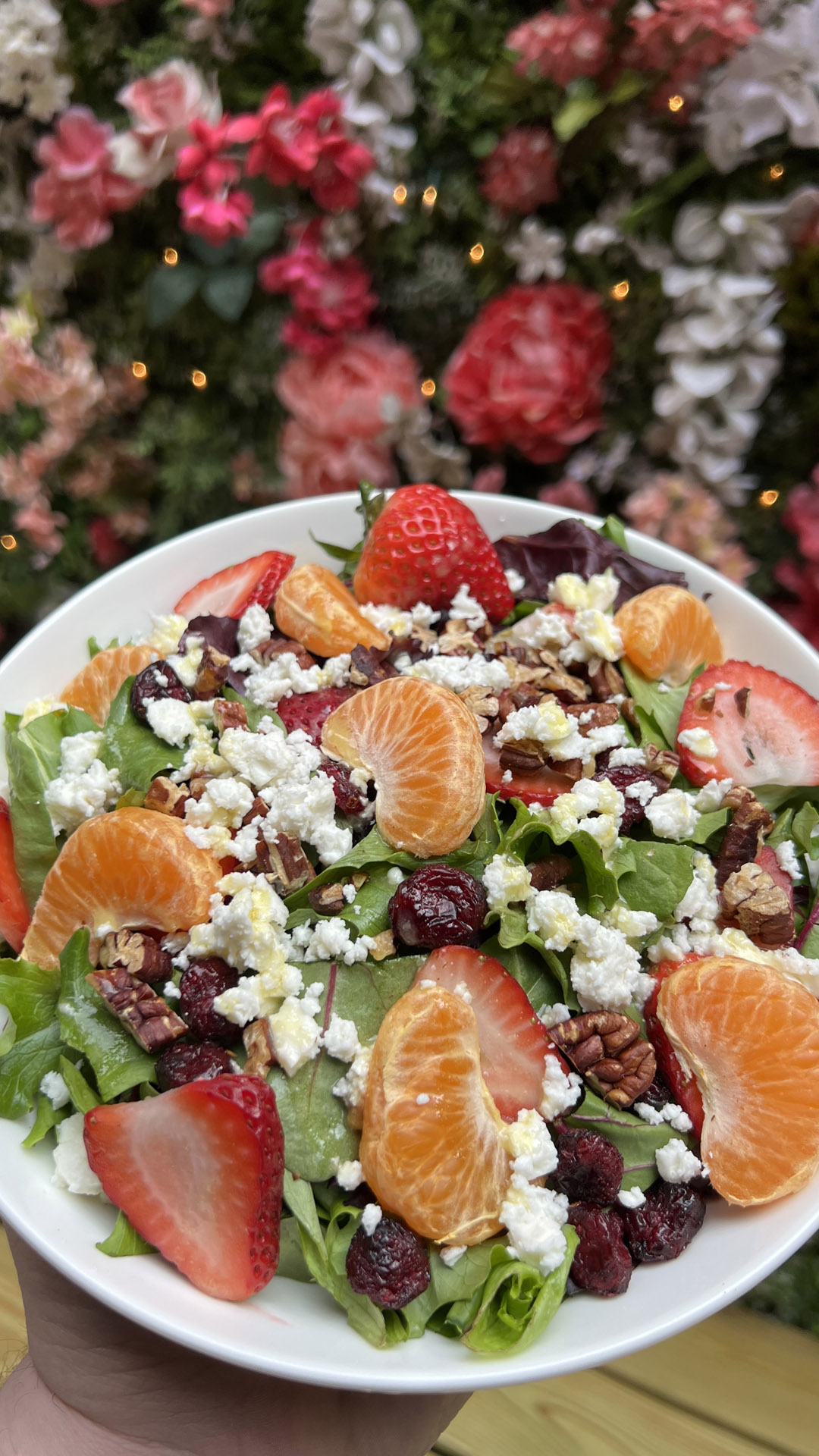 Strawberry Pecan Salad at Loreley Beer Garden