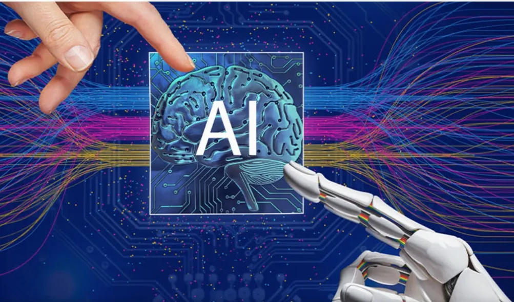 Humans in touch with AI