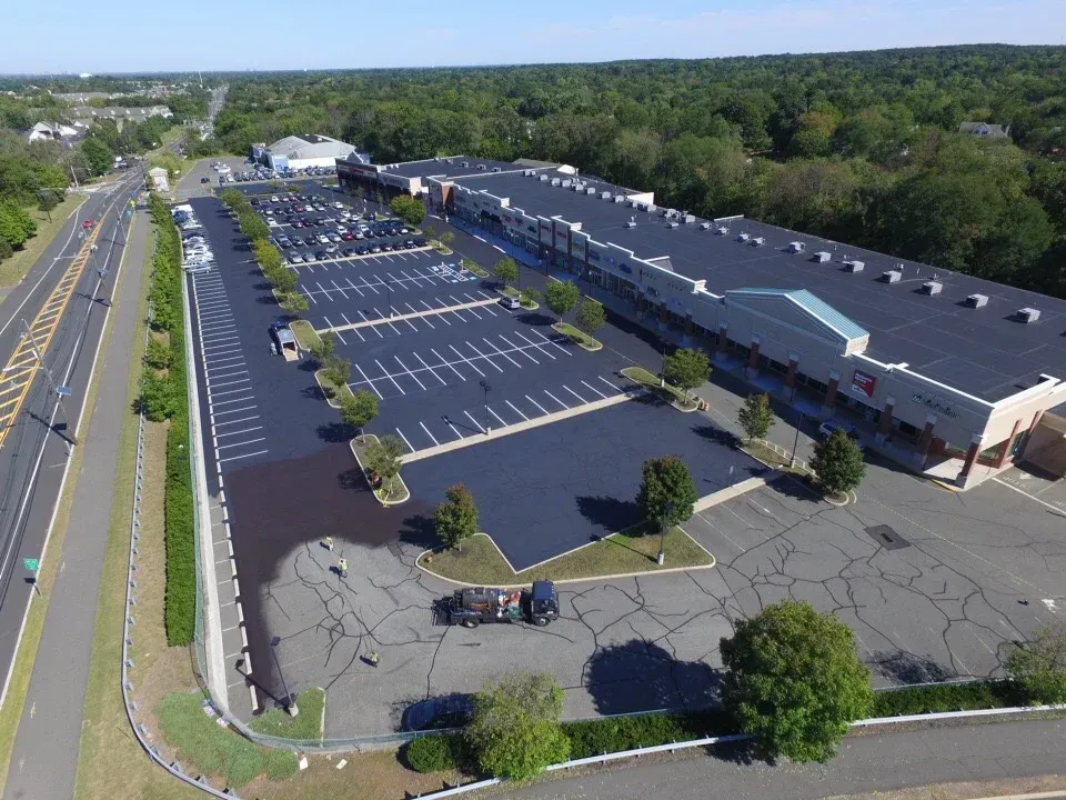 Sealcoating company near me doing parking lot maintenance in South Carolina.