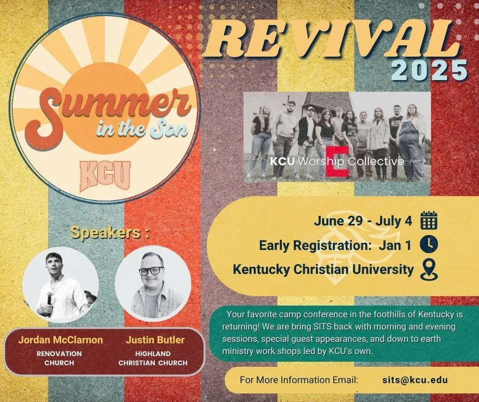 Kentucky Christian University Announces “Summer in the Son, Revival” Youth Camp and Conference June 29 – July 4, 2025