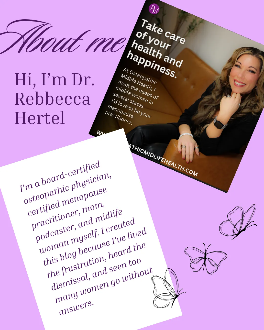 Welcome to "Thriving through Midlife"; Perimenopause & Menopause