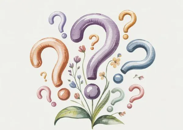 picture with a series question marks