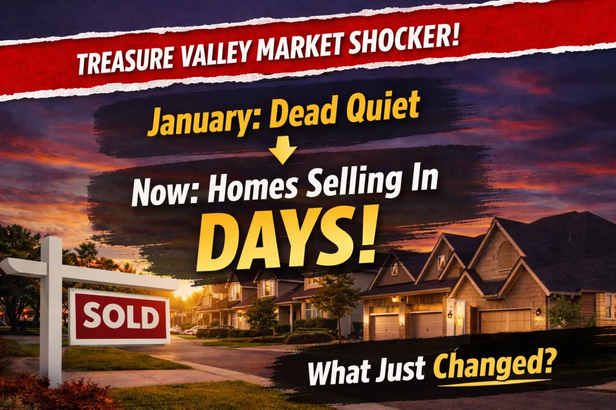 Treasure Valley Real Estate Just Flipped a Switch and Most Sellers Haven’t Noticed Yet