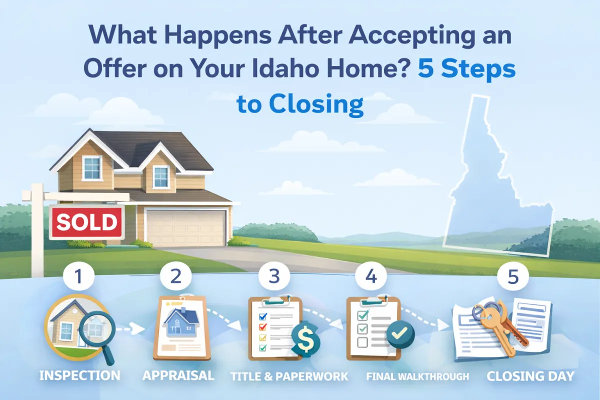 Sold! 5 Steps Between Accepting an Offer and Closing in Idaho