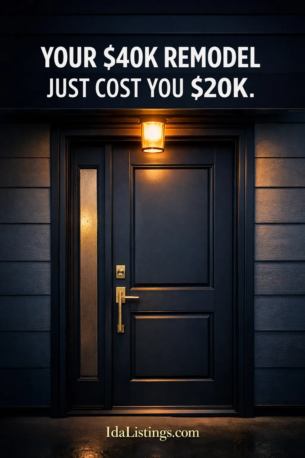 The Projects That Actually Pay Off Before You Sell in Idaho. (And the Ones That Don't.)