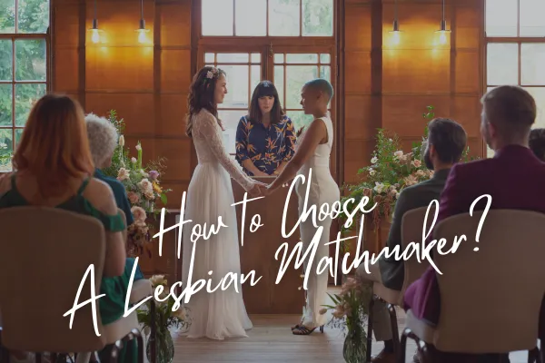 lesbians at the wedding altar